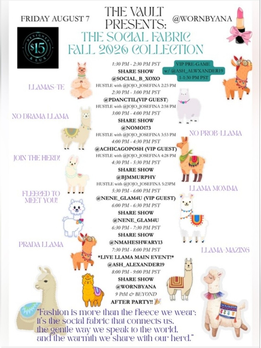 VAULT! $15 Starts @wornbyana Curated Quality With Experienced Sellers
